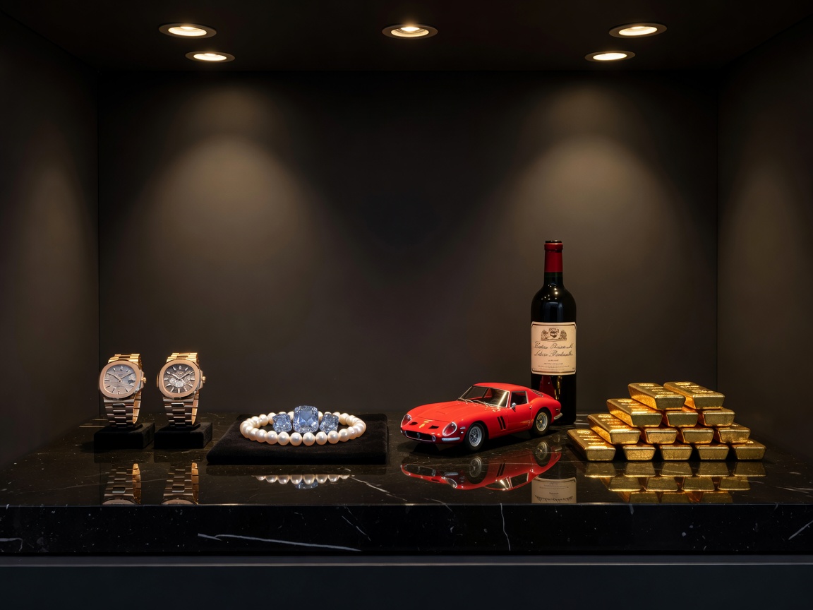 Luxury asset portfolio and investment grade collectible display